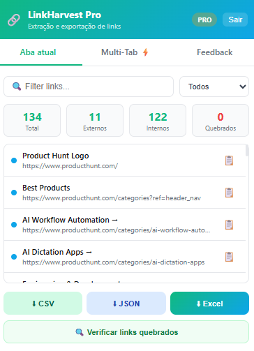LinkHarvest Pro — Extract Links  gallery image