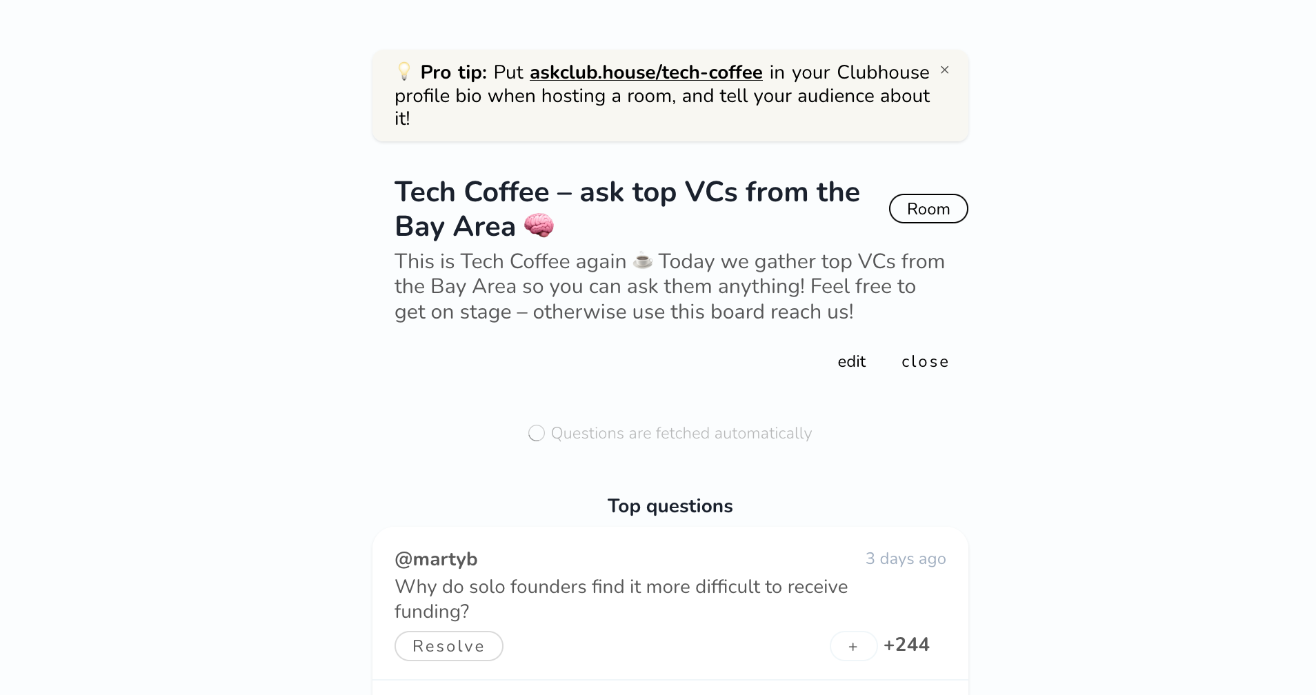 AskClubhouse gallery image