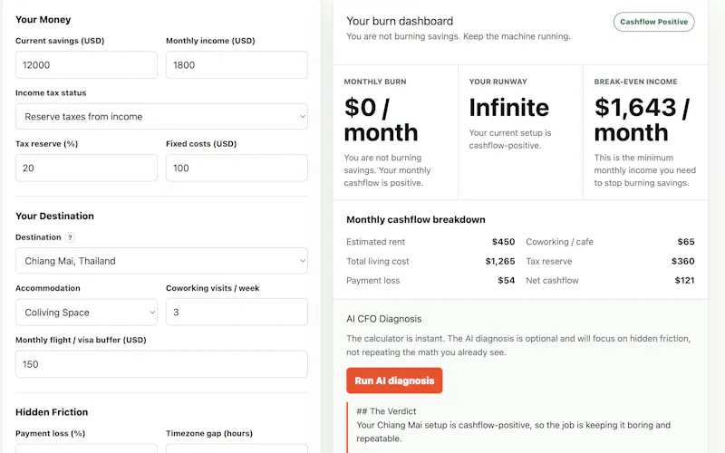 NomadBurn screenshot 2