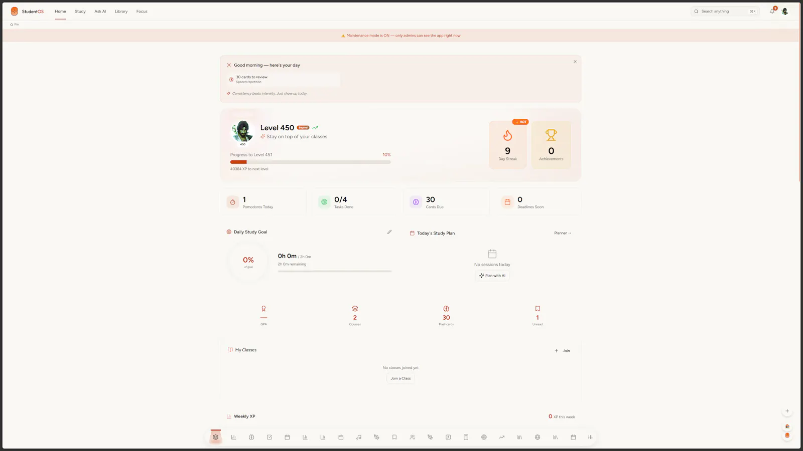 Student OS (beta) screenshot 3