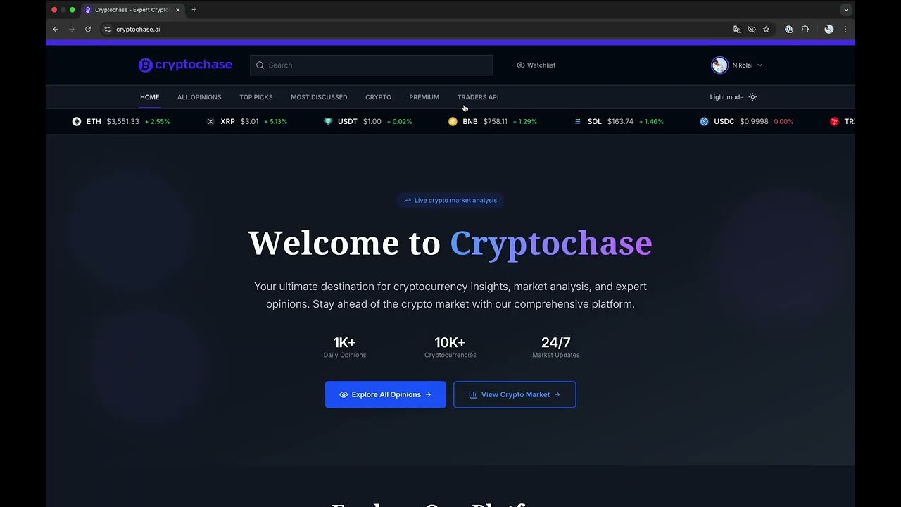 Cryptochase AI gallery image