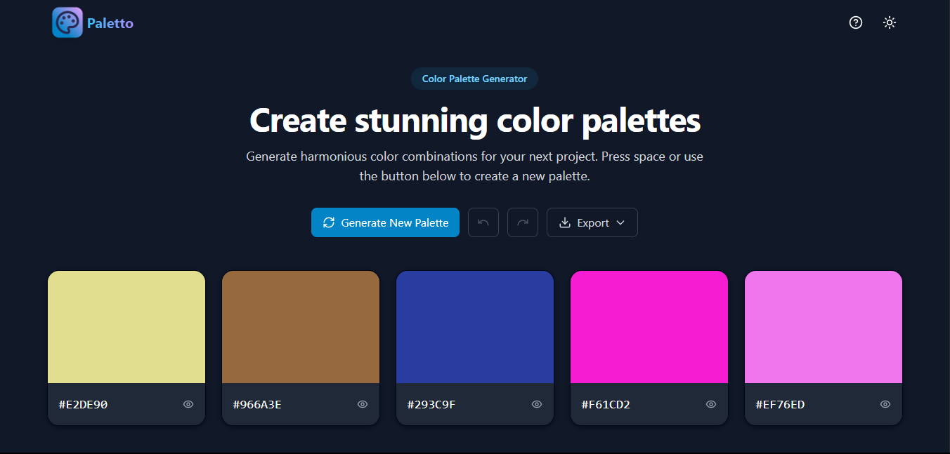Piedra - Una generación de paleta de colores moderna para diseñadores y desarrolladores media 1