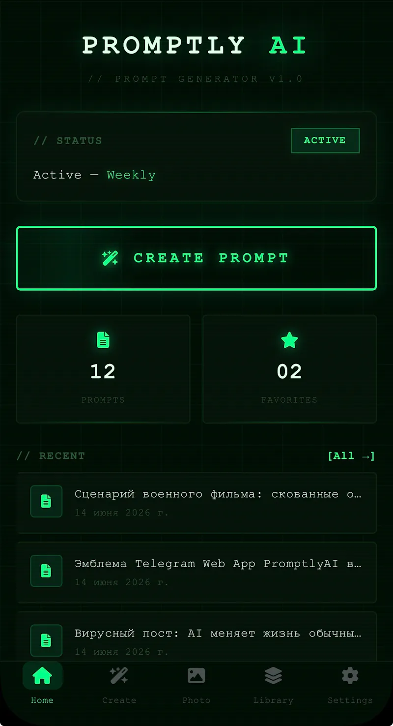 PromptlyAI screenshot 2