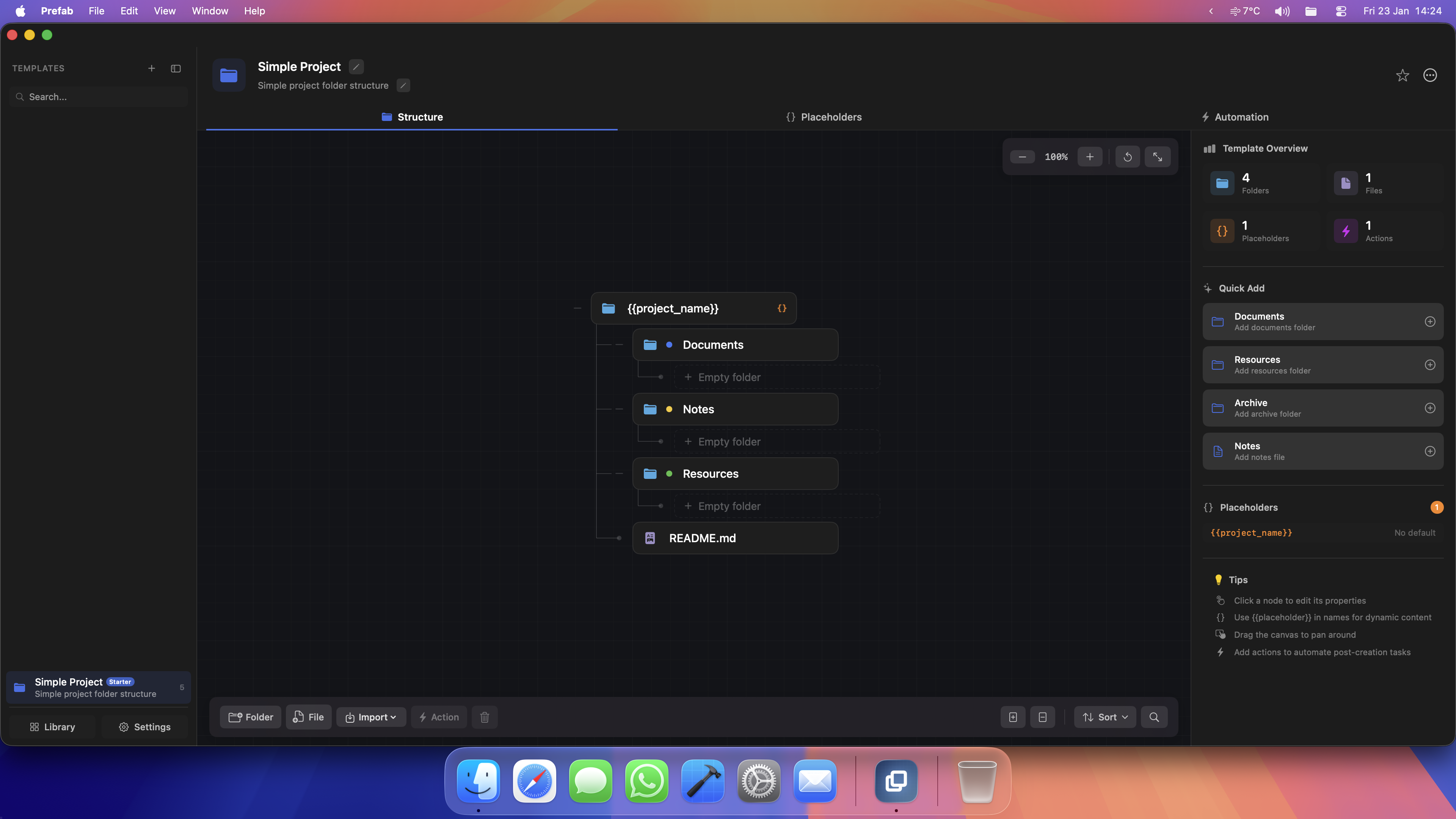 Prefab - Your projects, pre-built - Screenshot 4 showing product features and functionality