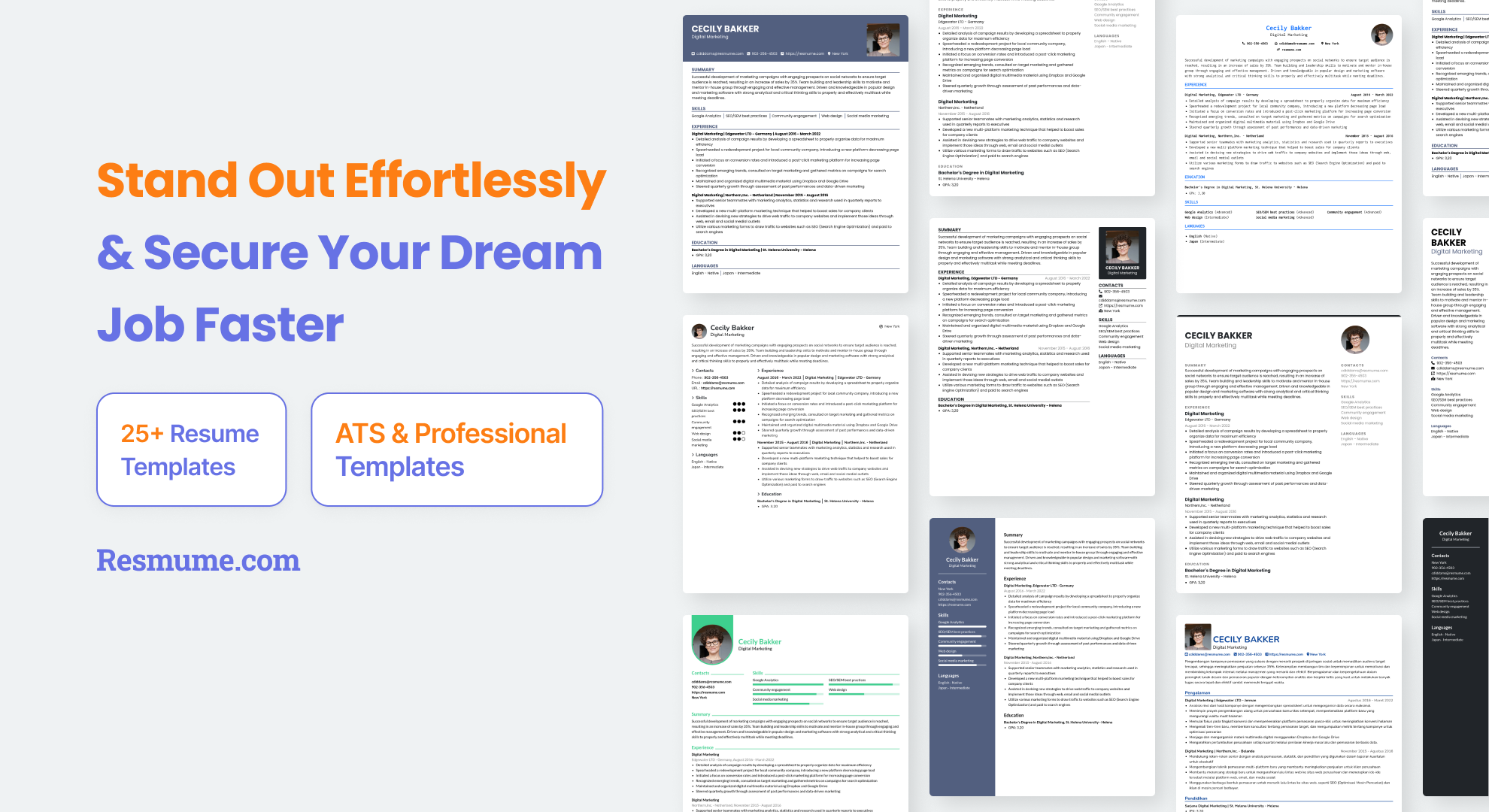 Media Resume CV Maker 2.0 5