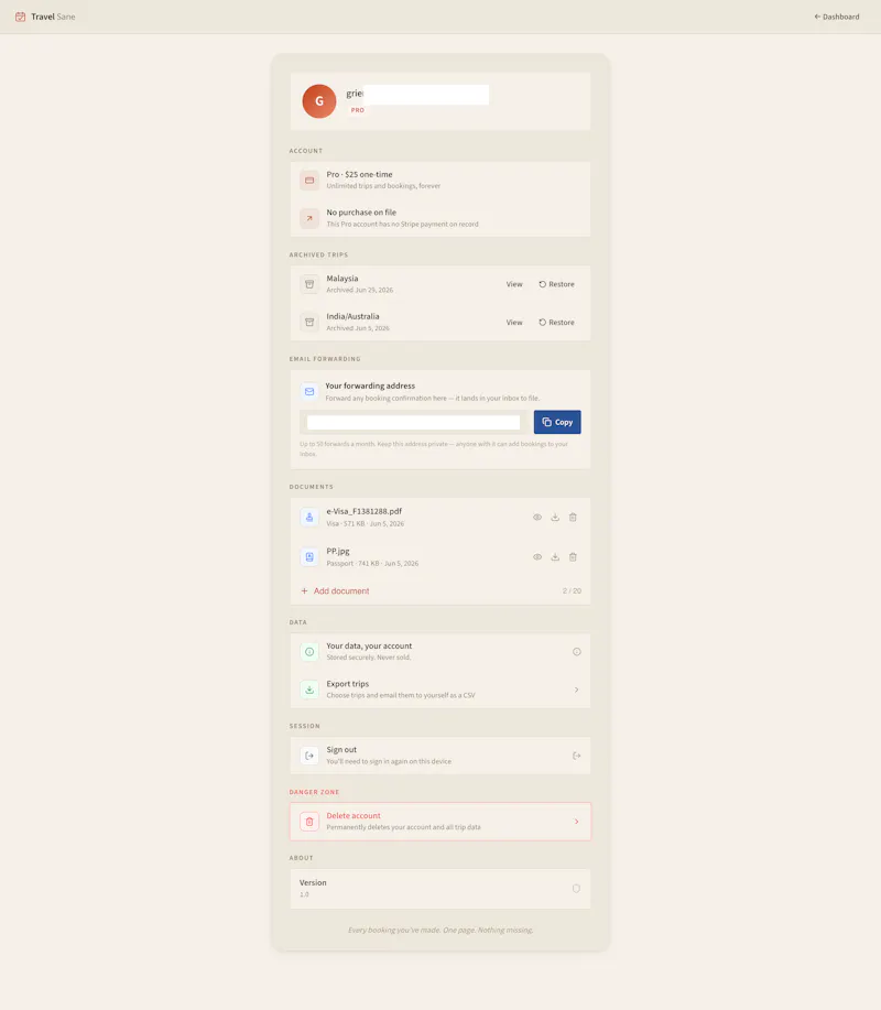 Travel Sane screenshot 3