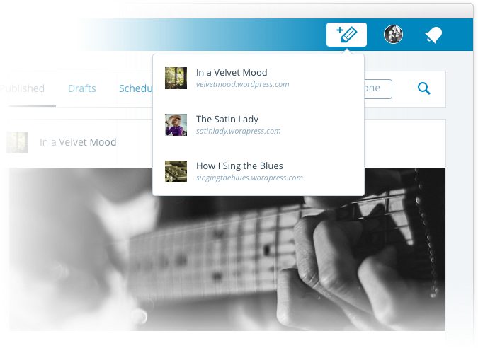 The New WordPress.com gallery image