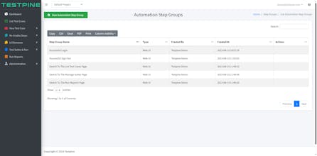 Testpine scriptless editor - user-friendly interface for effortless automation.