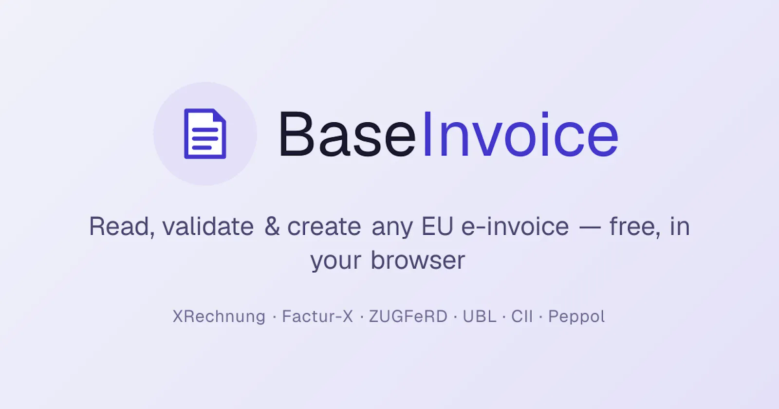 BaseInvoice screenshot 1
