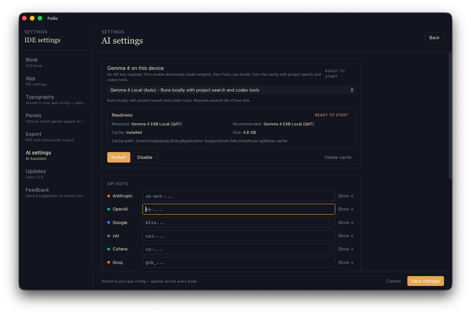 Folio V1 screenshot 6