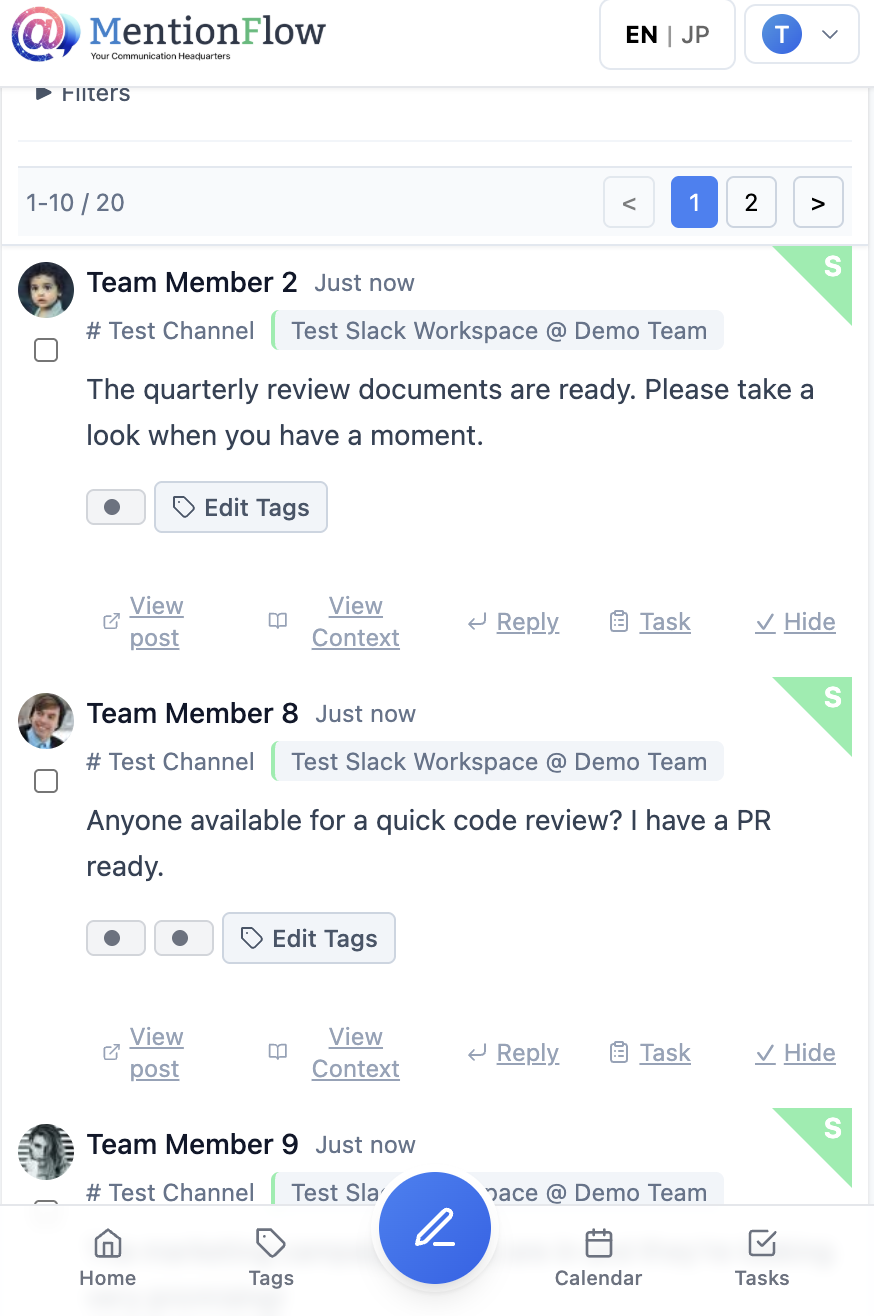 Menzione flusso - Unify Slack, chatwork, team e discordia media 4