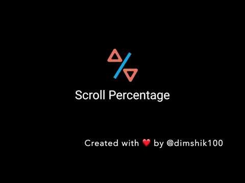 Scroll Percentage in Tab Title Extension gallery image