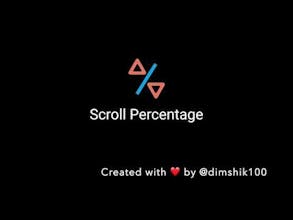 Scroll Percentage in Tab Title Extension gallery image