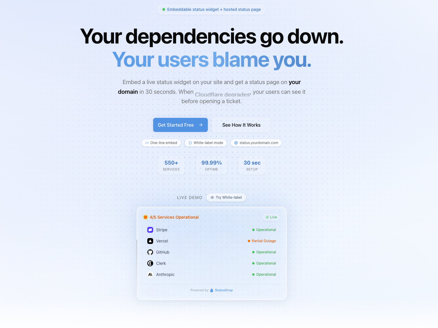 StatusDrop gallery image