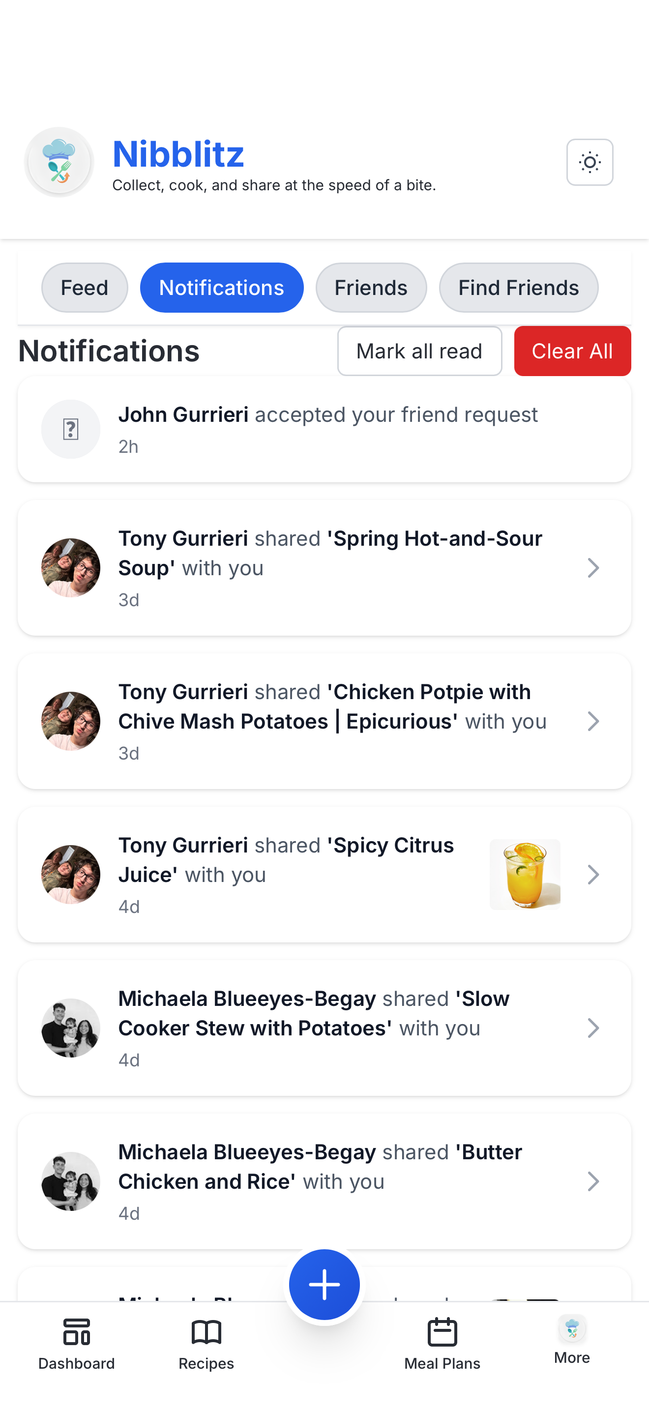 Nibblitz — Makes your recipes social gallery image