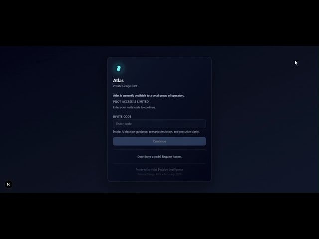 Atlas — Decision Intelligence Workspace gallery image