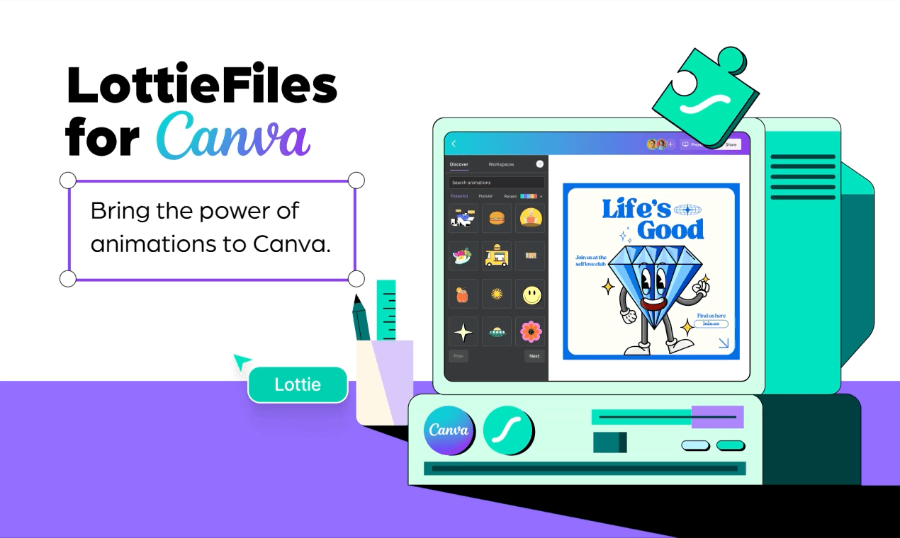 Bring the Power of Motion with LottieFiles for Canva App