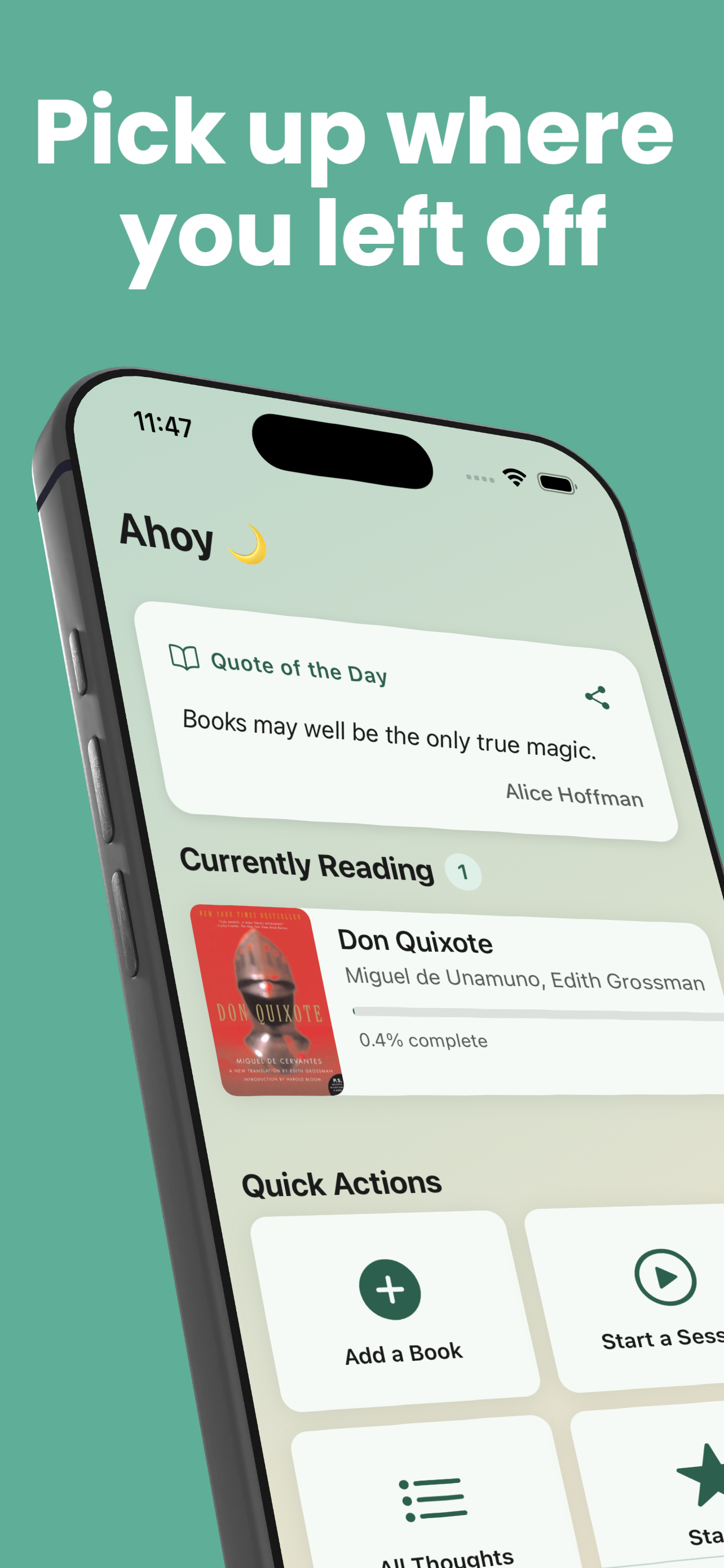 Pick Up Reader - Main product screenshot demonstrating key features and user interface
