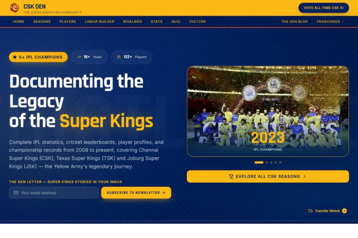 CSK Den gallery image