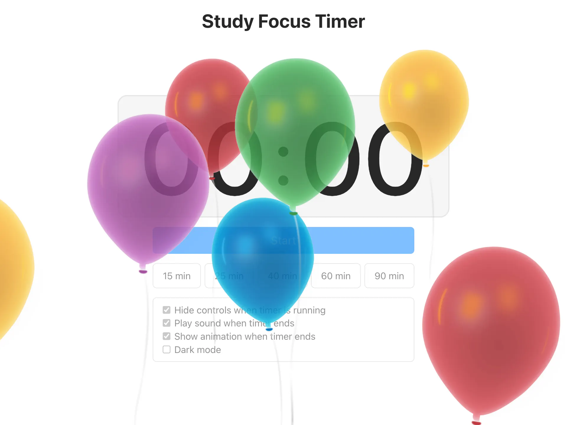 Study Focus Timer gallery image