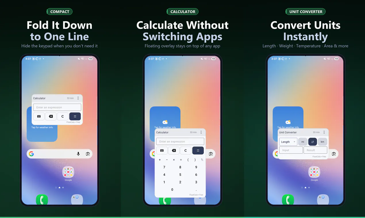 FloatCalc+ gallery image