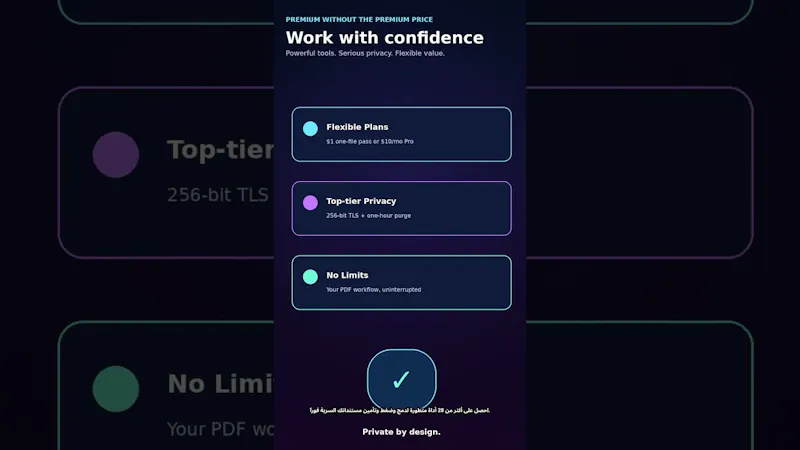 PDFPro — Powerful PDF Tools. Made Simple screenshot 1 (video preview)