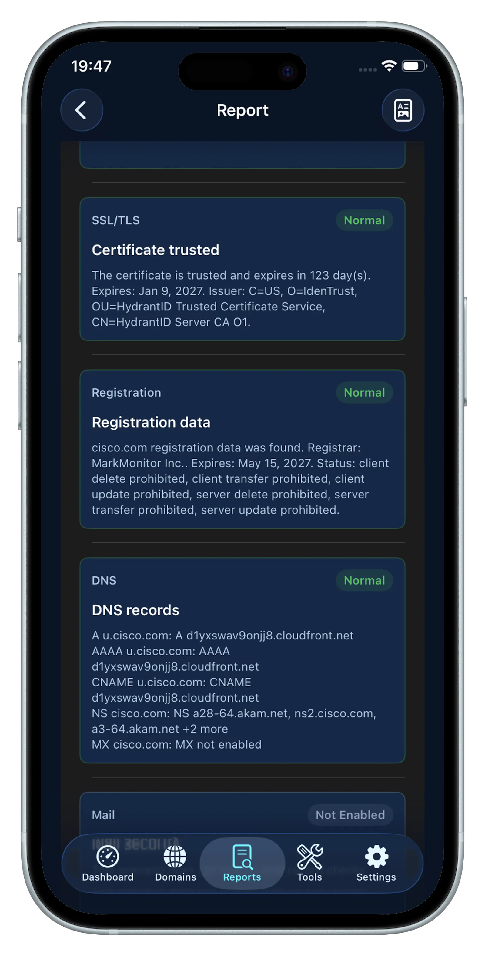 Domain Checker: DNS & SSL screenshot 3