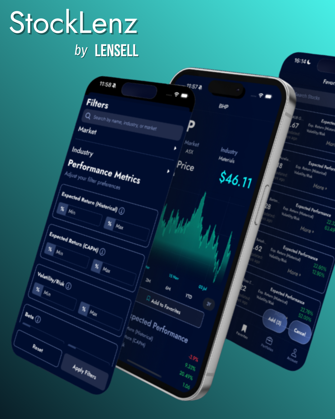 StockLenz - Main product screenshot demonstrating key features and user interface