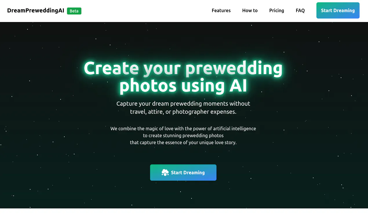 DreamPreweddingAI gallery image
