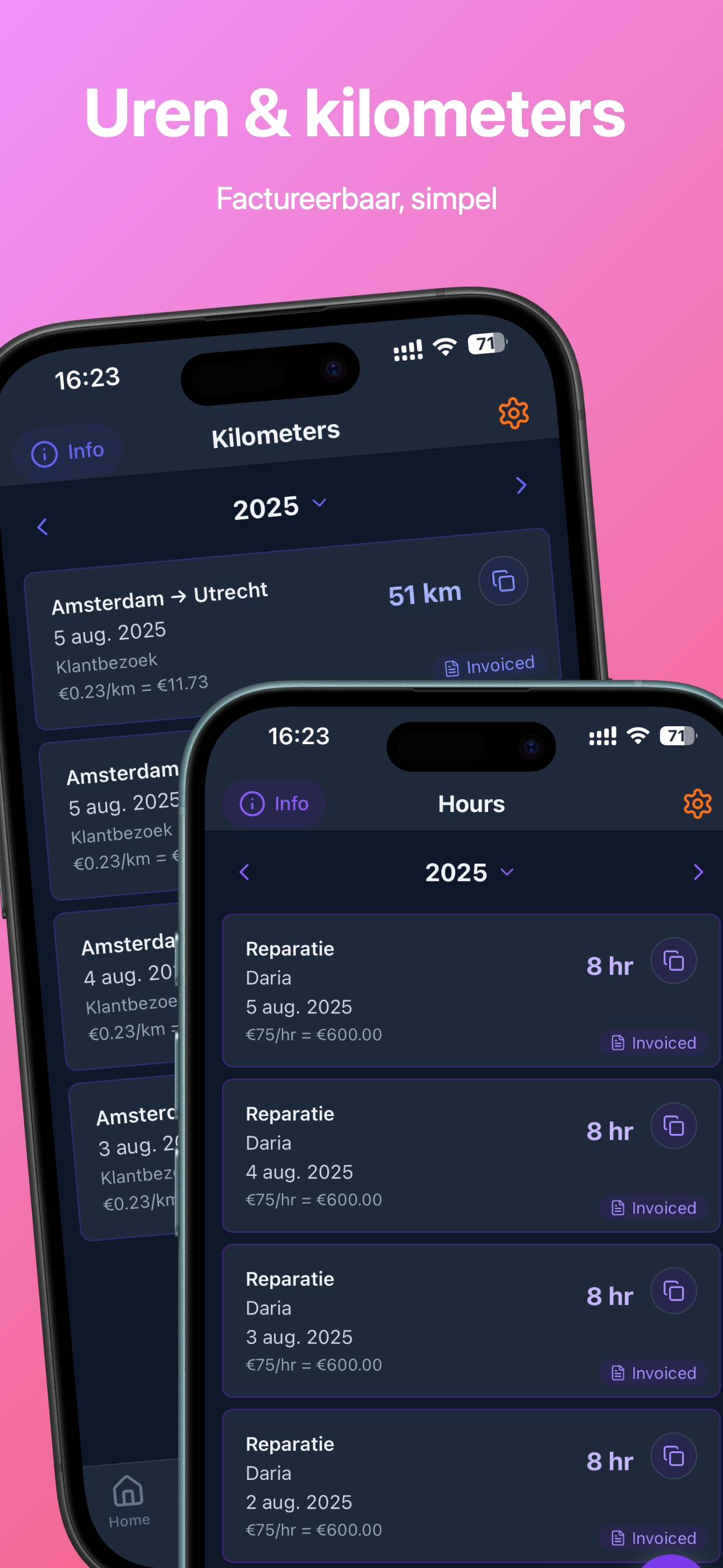 ZZP Pulse - Admin for Dutch Freelancers gallery image