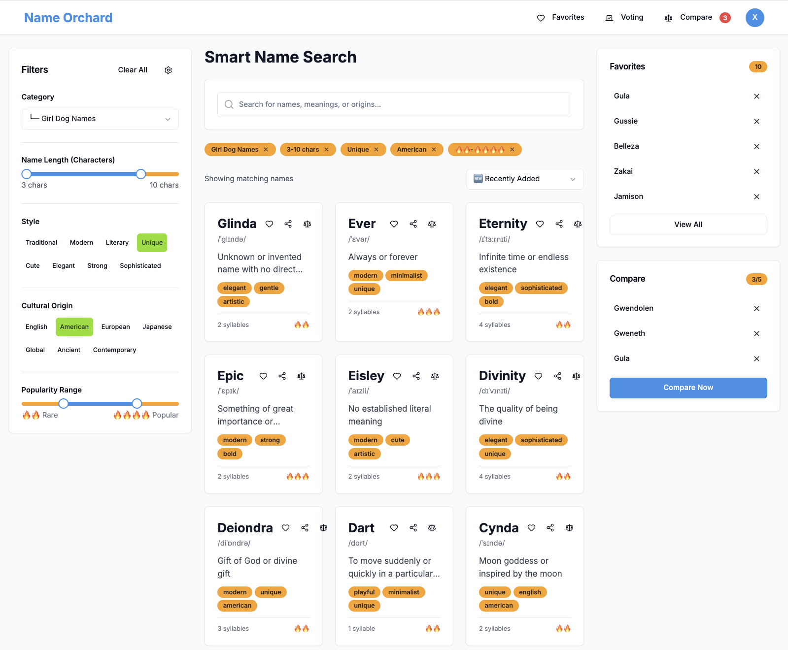Name Orchard - Screenshot 2 preview