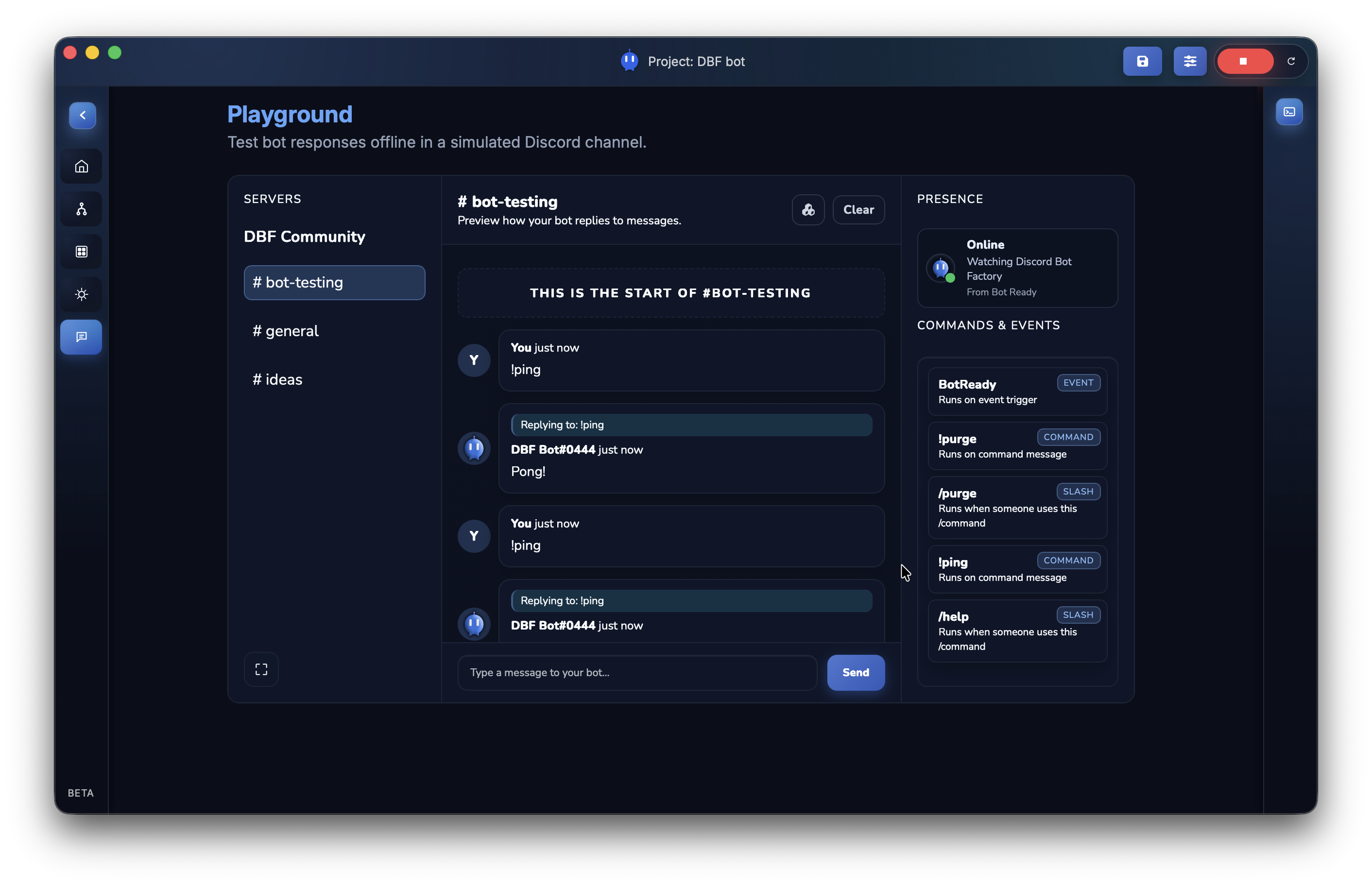 Discord Bot Factory - Screenshot 3 showing product features and functionality
