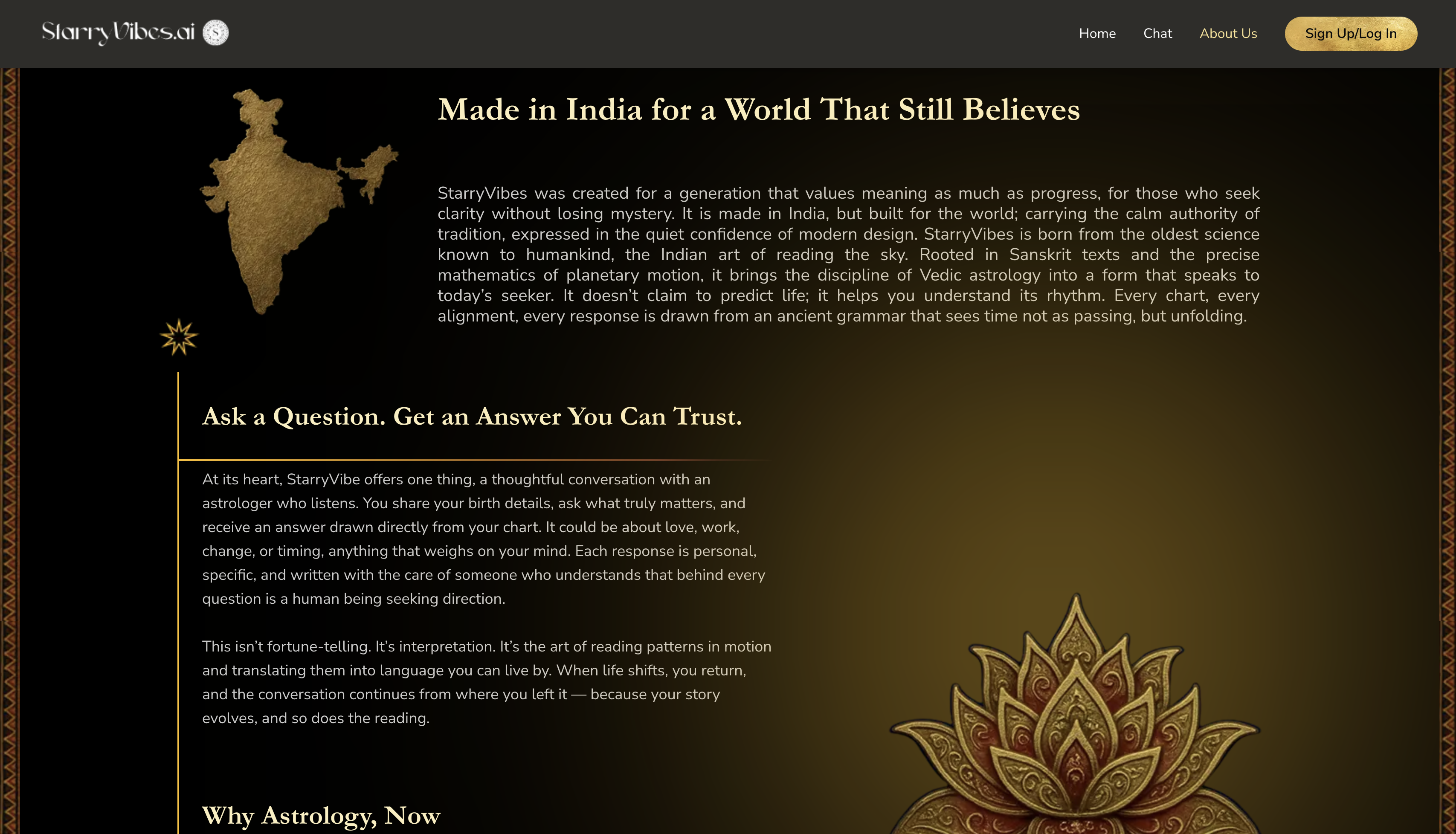 StarryVibes - Screenshot 2 showing product features and functionality