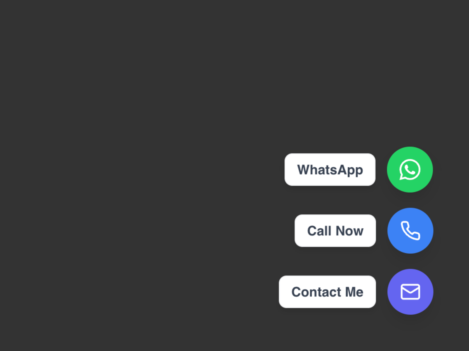 Floating Contact — Framer UI Component gallery image