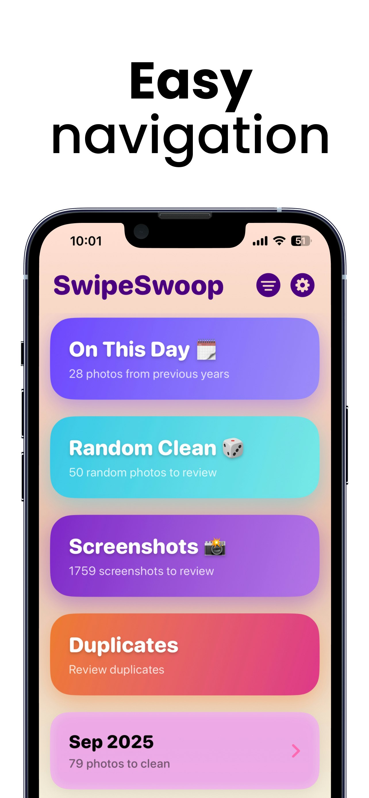 Mídia 6 de Swipeswoop - Tinder para rolo de câmera