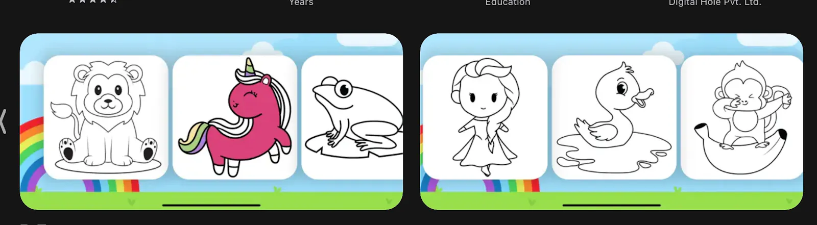 Coloring Book: Kids Games screenshot 1
