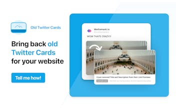 Old Twitter Cards gallery image