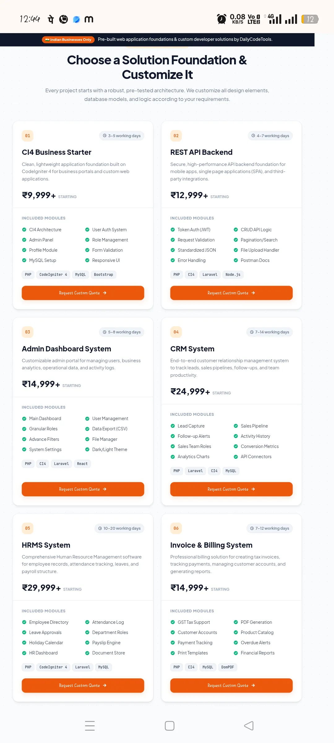 DailyCodeTools Pre-Built Solutions gallery image