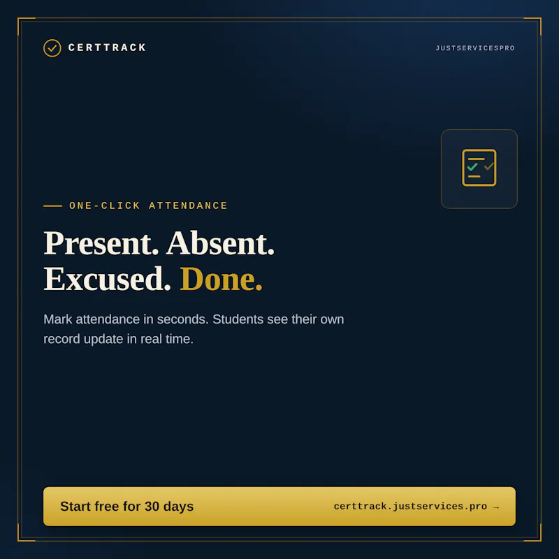 CertTrack  screenshot 2