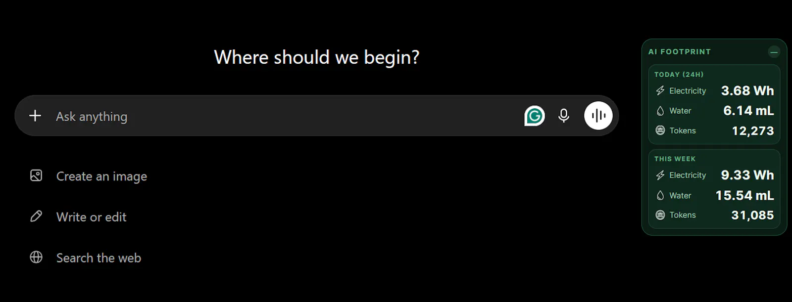 AI Eco Tracker screenshot 3