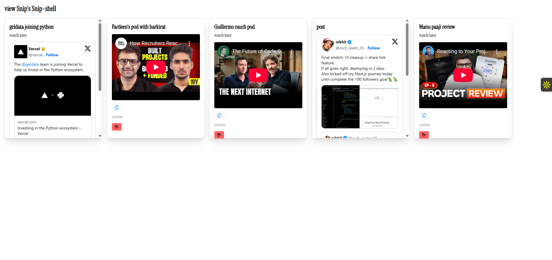 SnipShell gallery image