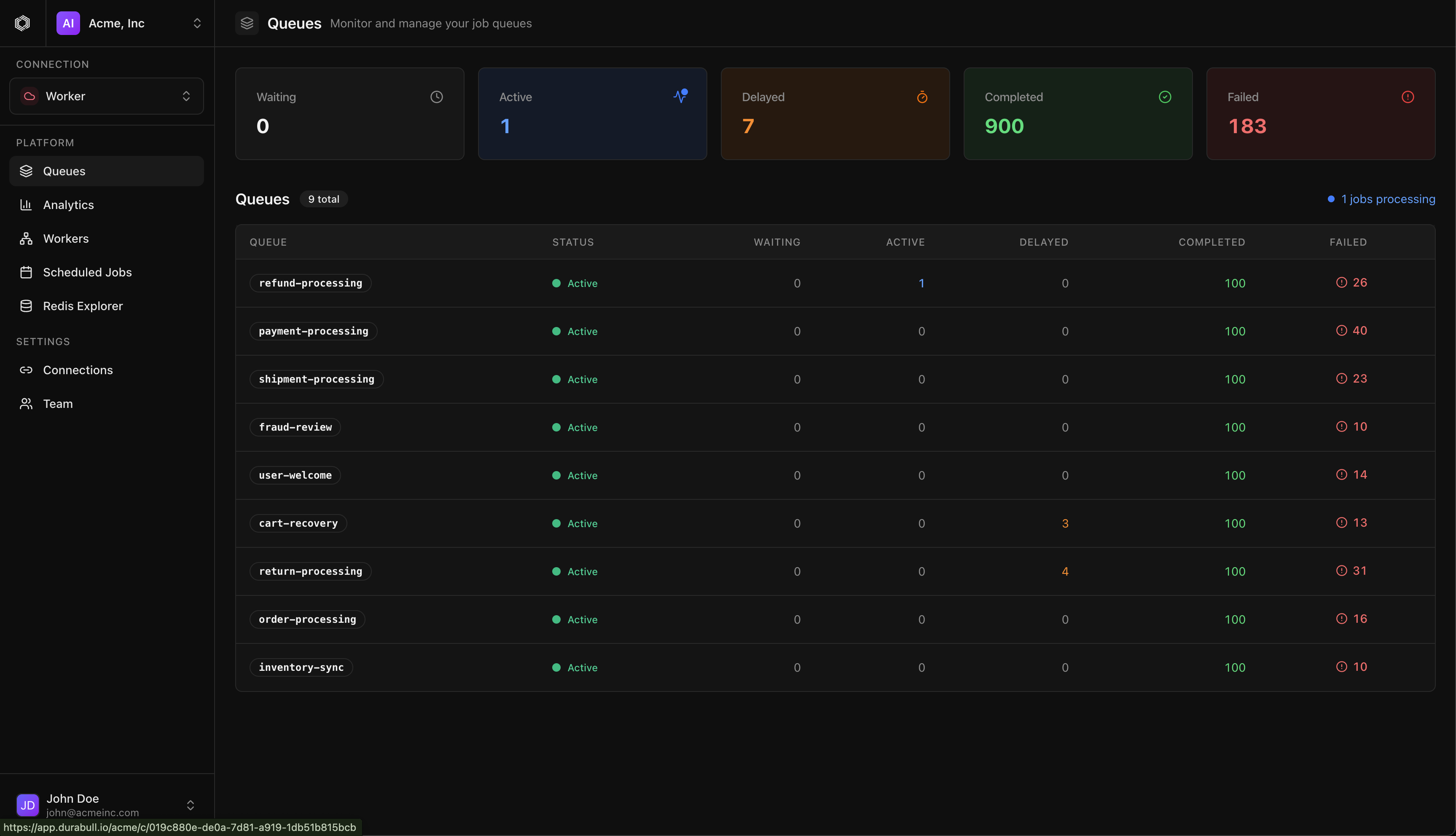 Durabull - Main product screenshot demonstrating key features and user interface