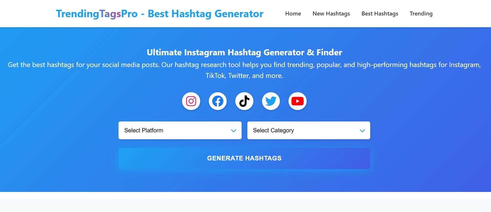 TrendingTagsPro - Ultimate Instagram Hashtag Generator & Finder media 1