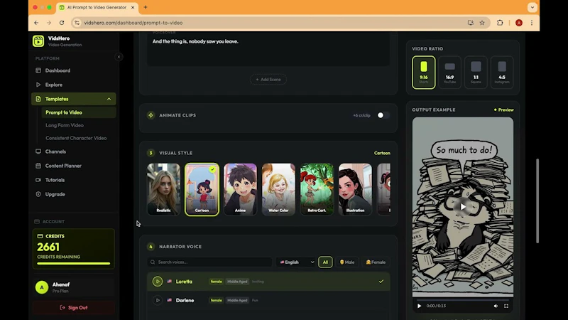 VidsHero screenshot 1 (video preview)