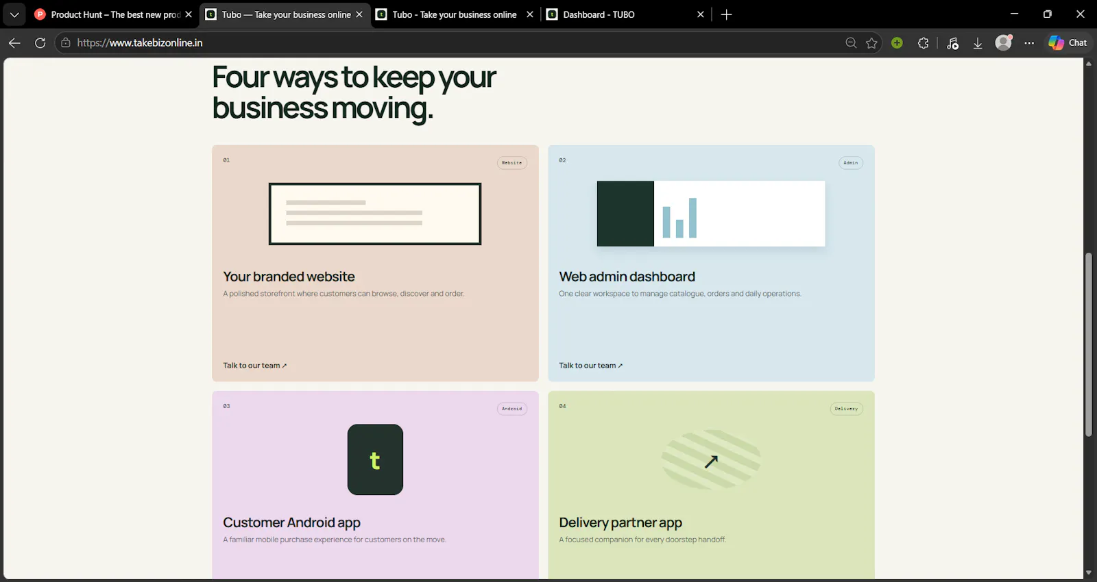 Take your business Online screenshot 2