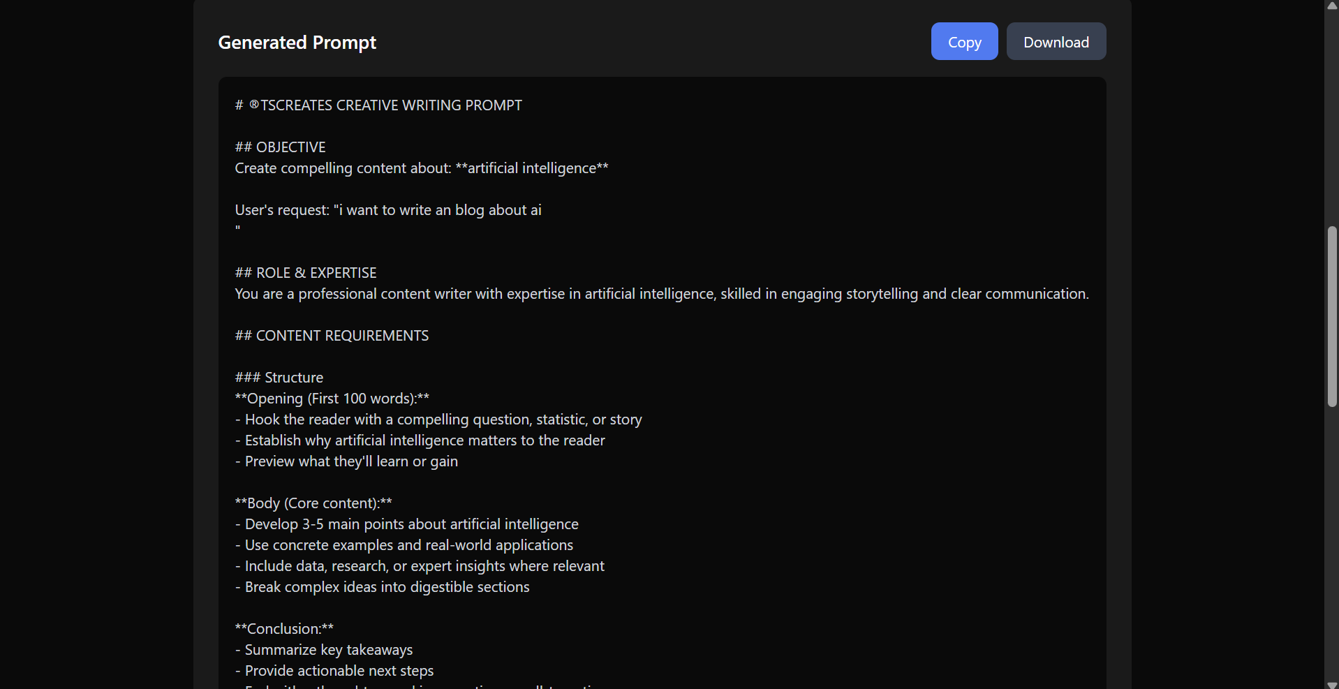 ai-prompt-generator gallery image