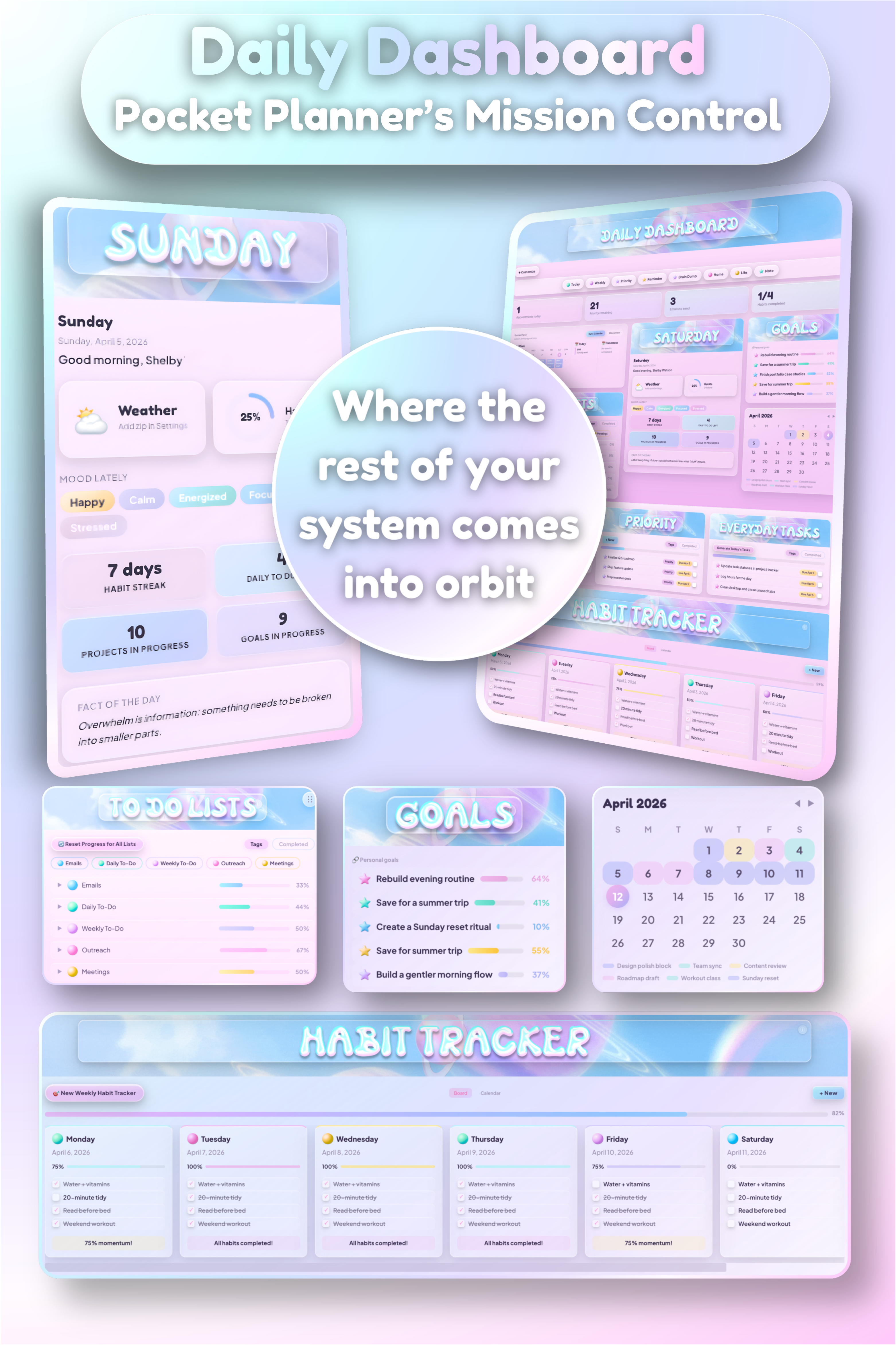 Pocket Planner: Life OS App for ADHD gallery image