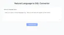 Natural Language to SQL