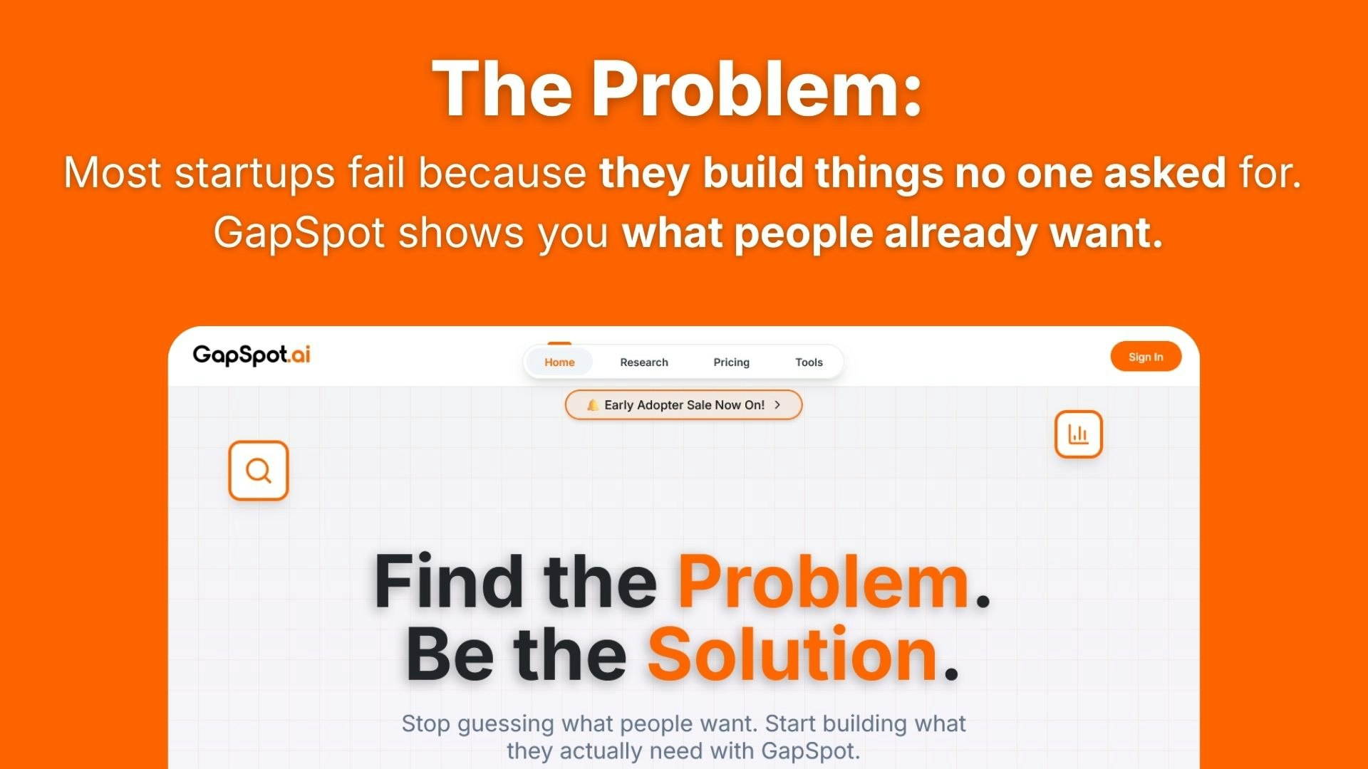 GapSpot AI - Screenshot 2 showing product features and functionality
