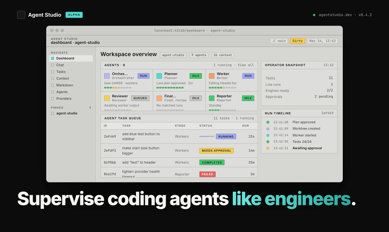 Agent Studio screenshot 1